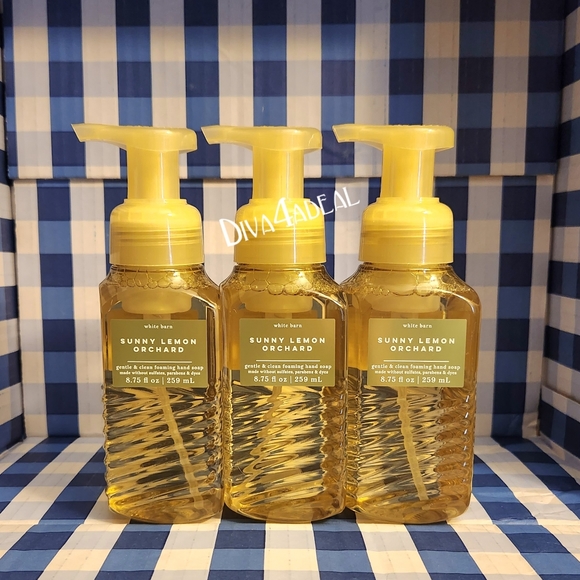 Bath & Body Works Bath & Body 3x Bath Body Works Sunny Lemon Orchard Foaming Hand Soap
